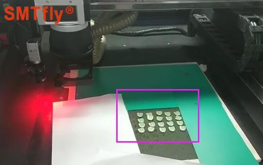 Автоматический УЛЬТРАФИОЛЕТОВЫЙ автомат для резки лазера 355нм, цвет белизны оборудования ПКБ Депанелинг